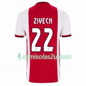 Camisolas de Futebol AFC Ajax Hakim Ziyech 22 Equipamento Principal 2019/20 Manga Curta